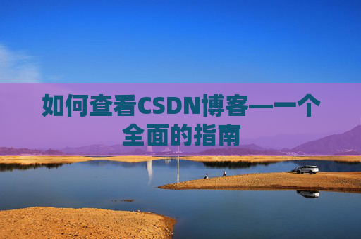如何查看CSDN博客—一个全面的指南
